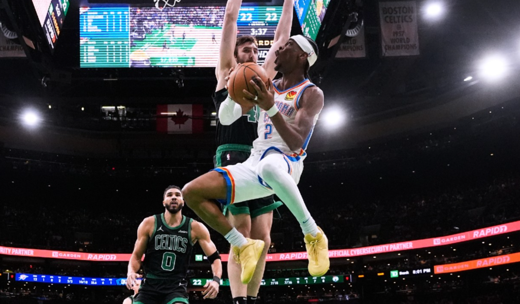 凯尔特人功亏一篑!雷霆末节发力豪取客场胜利